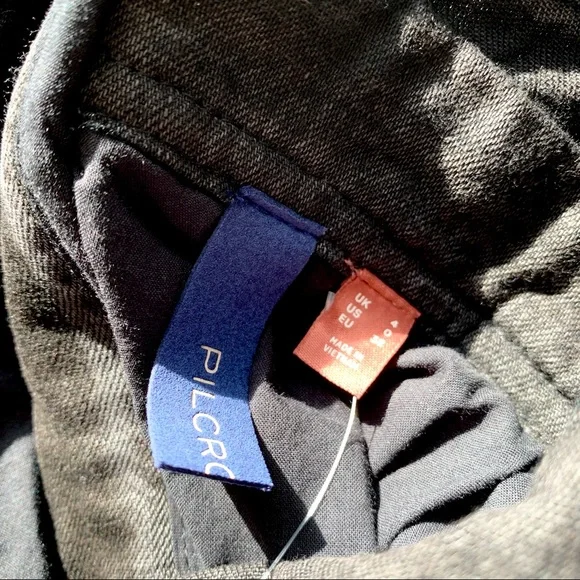 Anthro Denim tulle midi dress - Picture 11 of 12